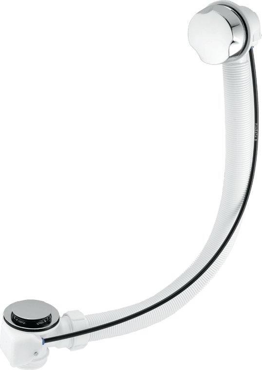 McAlpine 1 1/2" Pop-Up Bath Waste & Overflow CP Brass Command Knob