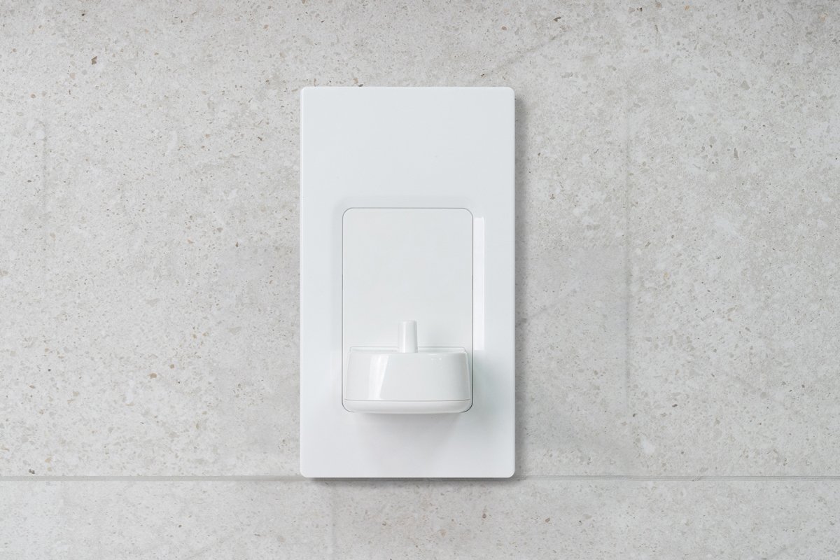 In-Wall Electric Toothbrush Charger - White