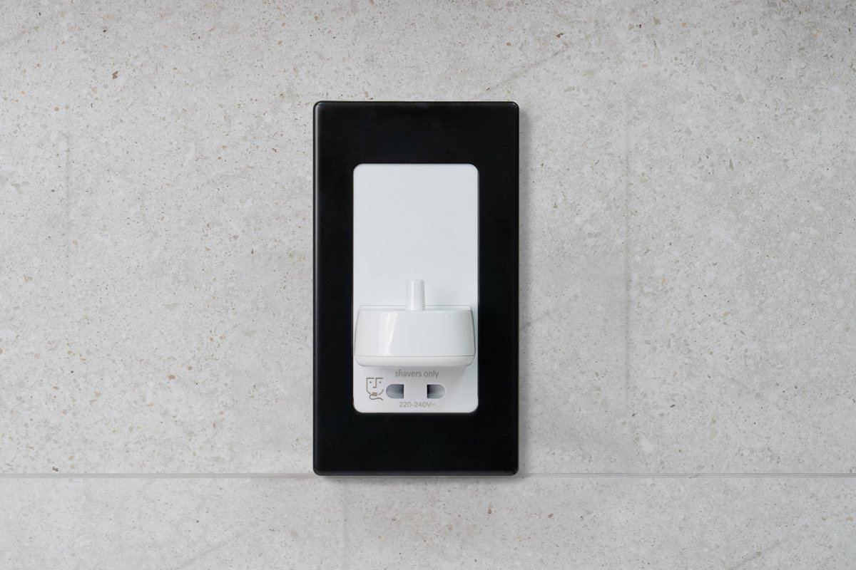 Black Metal Frame for Toothbrush Chargers (PV11 & PV12)