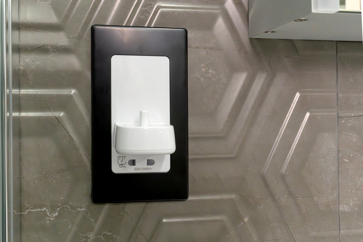 Black Metal Frame for Toothbrush Chargers (PV11 & PV12)