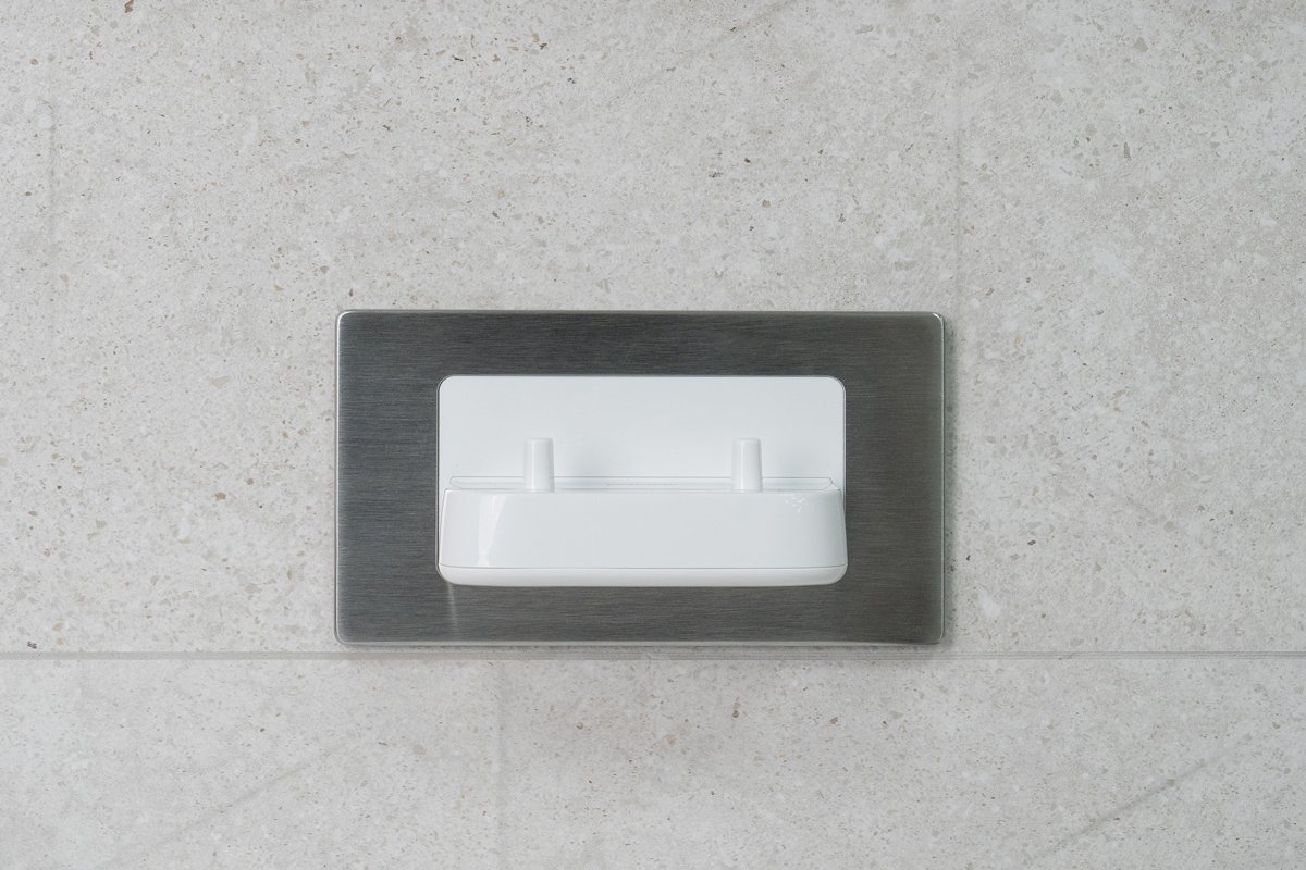 Brushed Steel Front Plate for Toothbrush Chargers (PV11 & PV12)