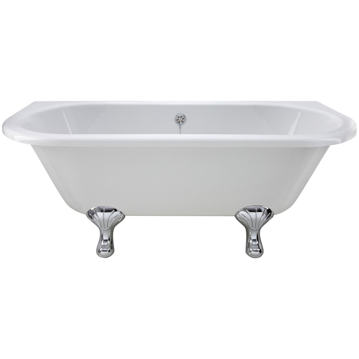 1700 Double Ended Btw Freestanding Bath - White