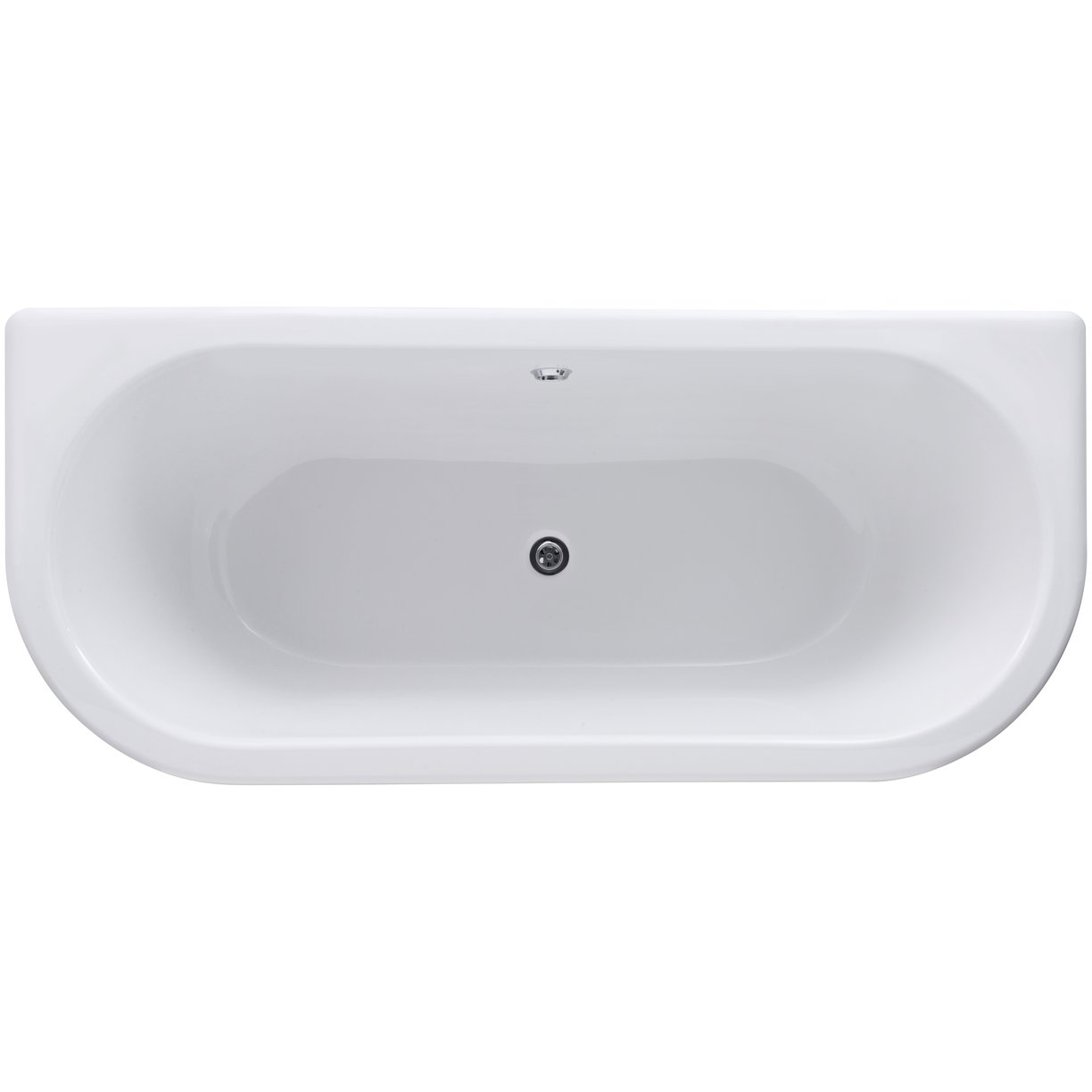 1700 Double Ended Btw Freestanding Bath - White