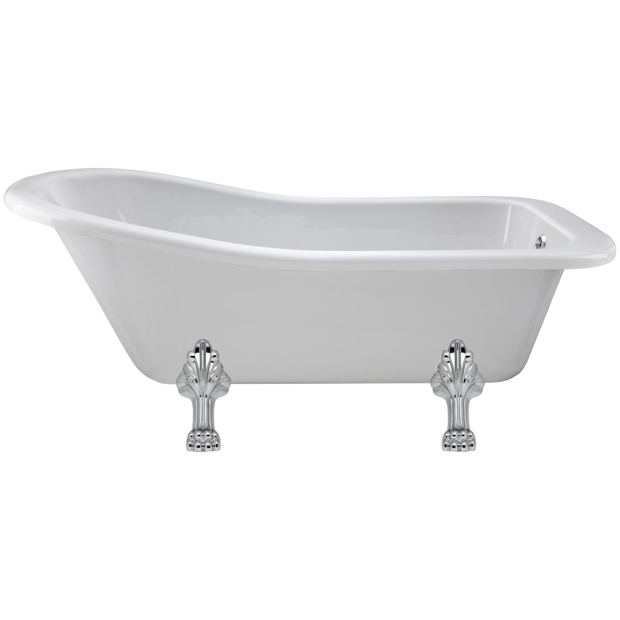 1500 Slipper Freestanding Bath - White