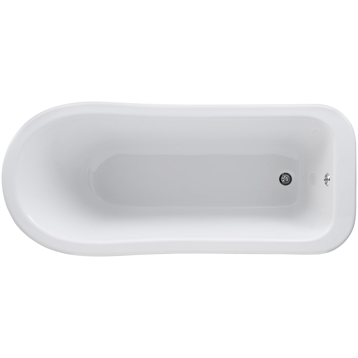 1500 Slipper Freestanding Bath - White