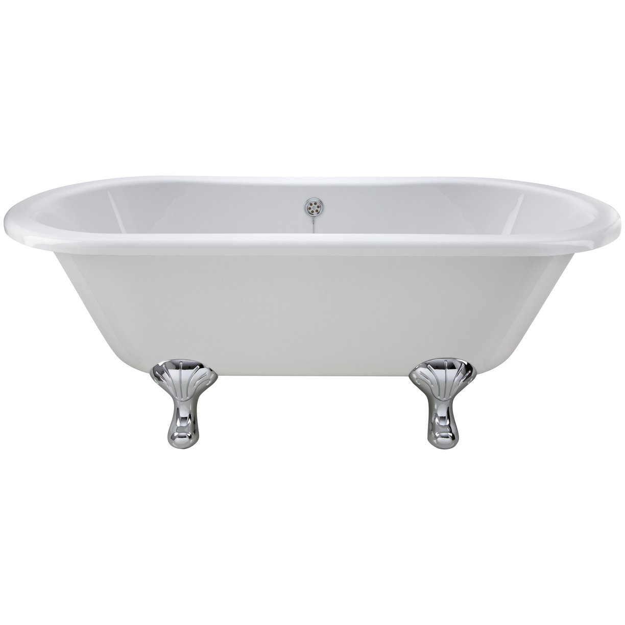1700 Double Ended Freestanding Bath - White