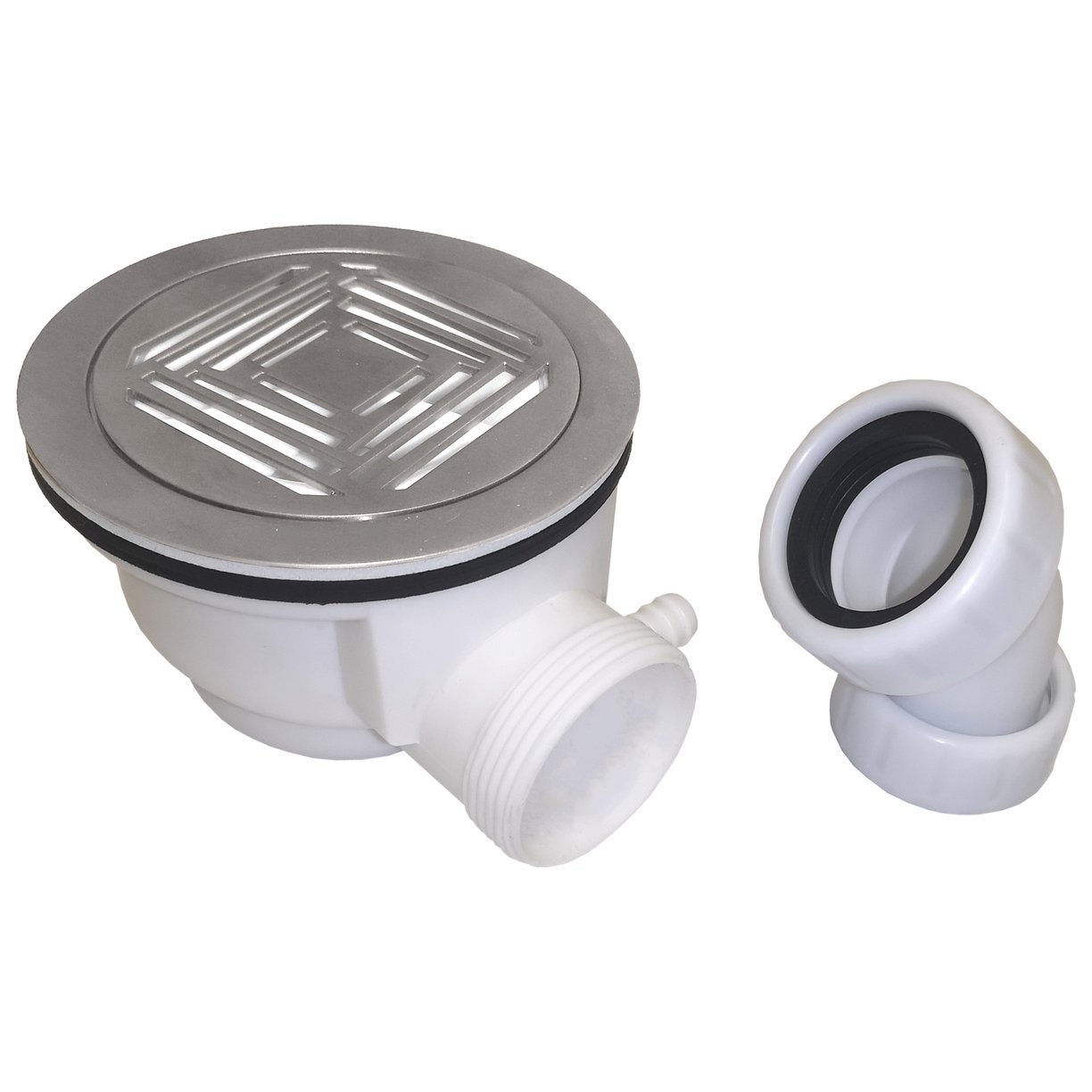 Shower Tray waste Brushed Nickel