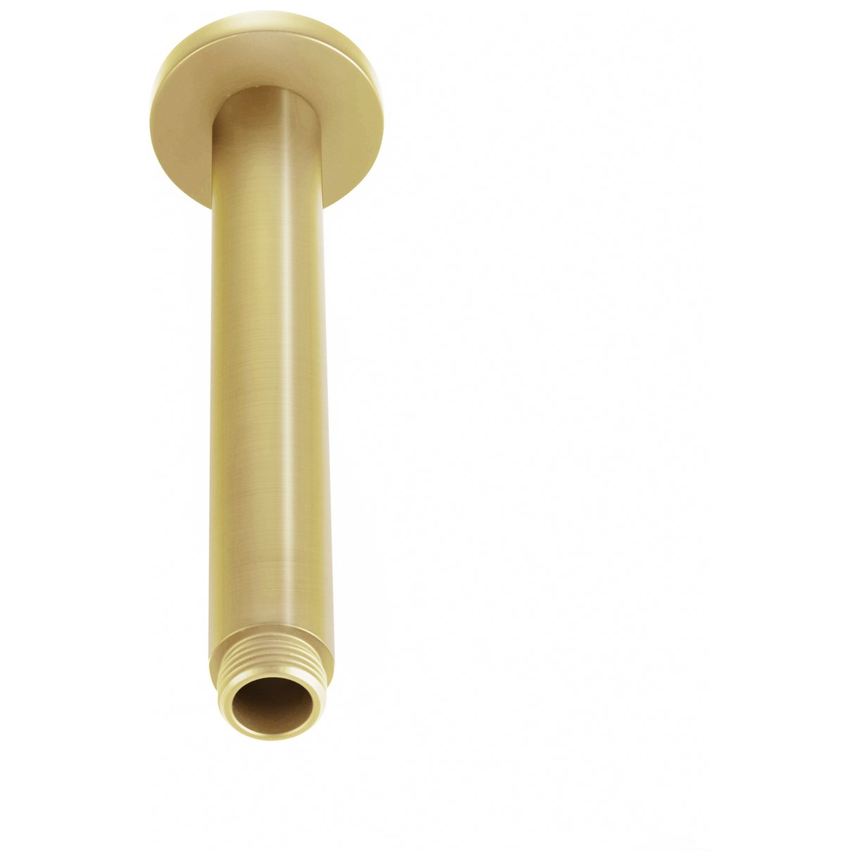 180mm Round Ceiling Arm Brushed Brass