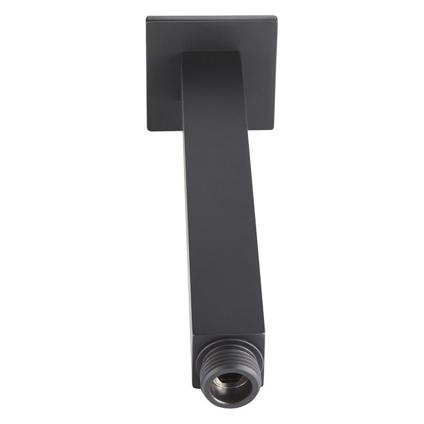 180mm Square Ceiling Arm Black
