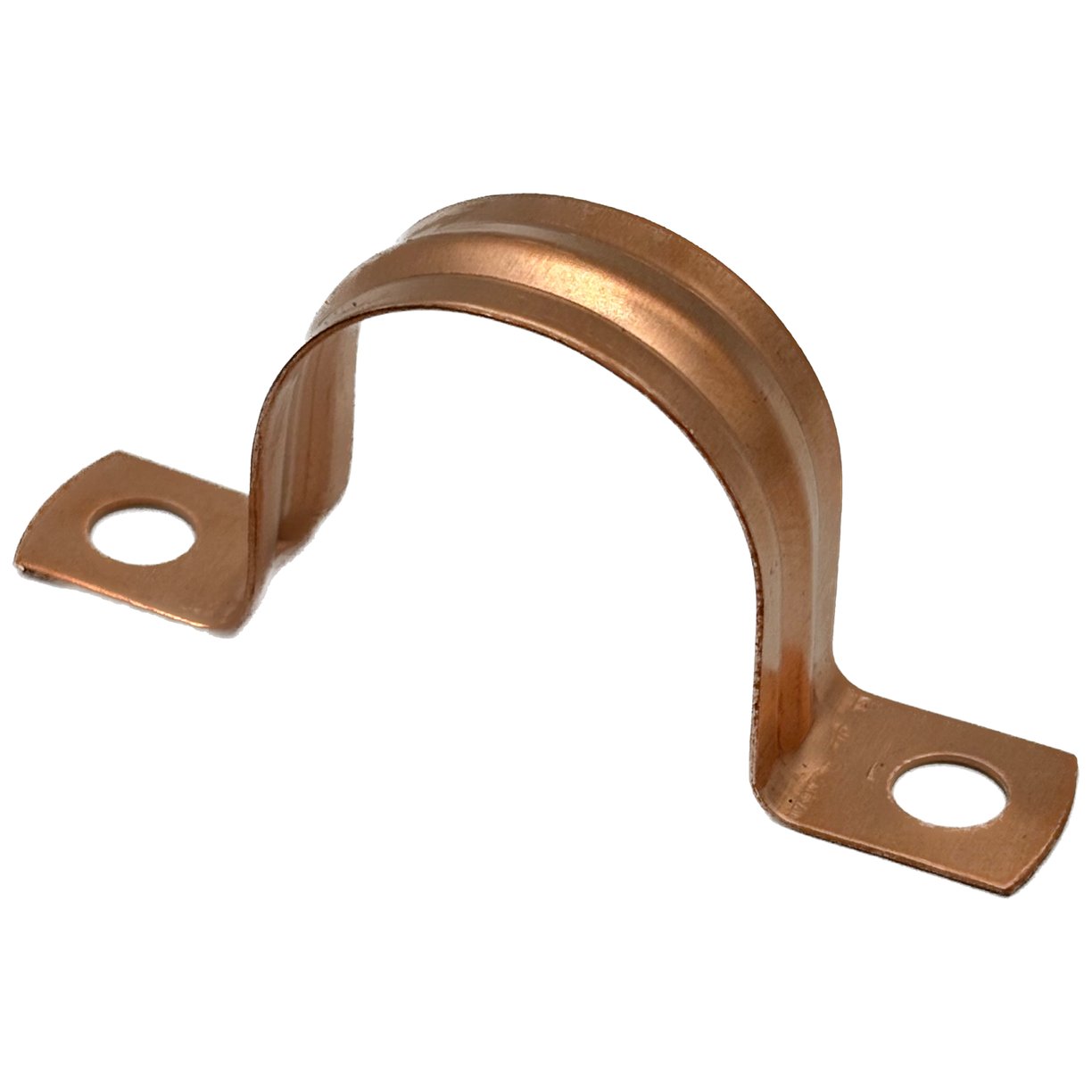 Copper Saddle Clips 35mm (Pack of 10 - Sold In Singles)