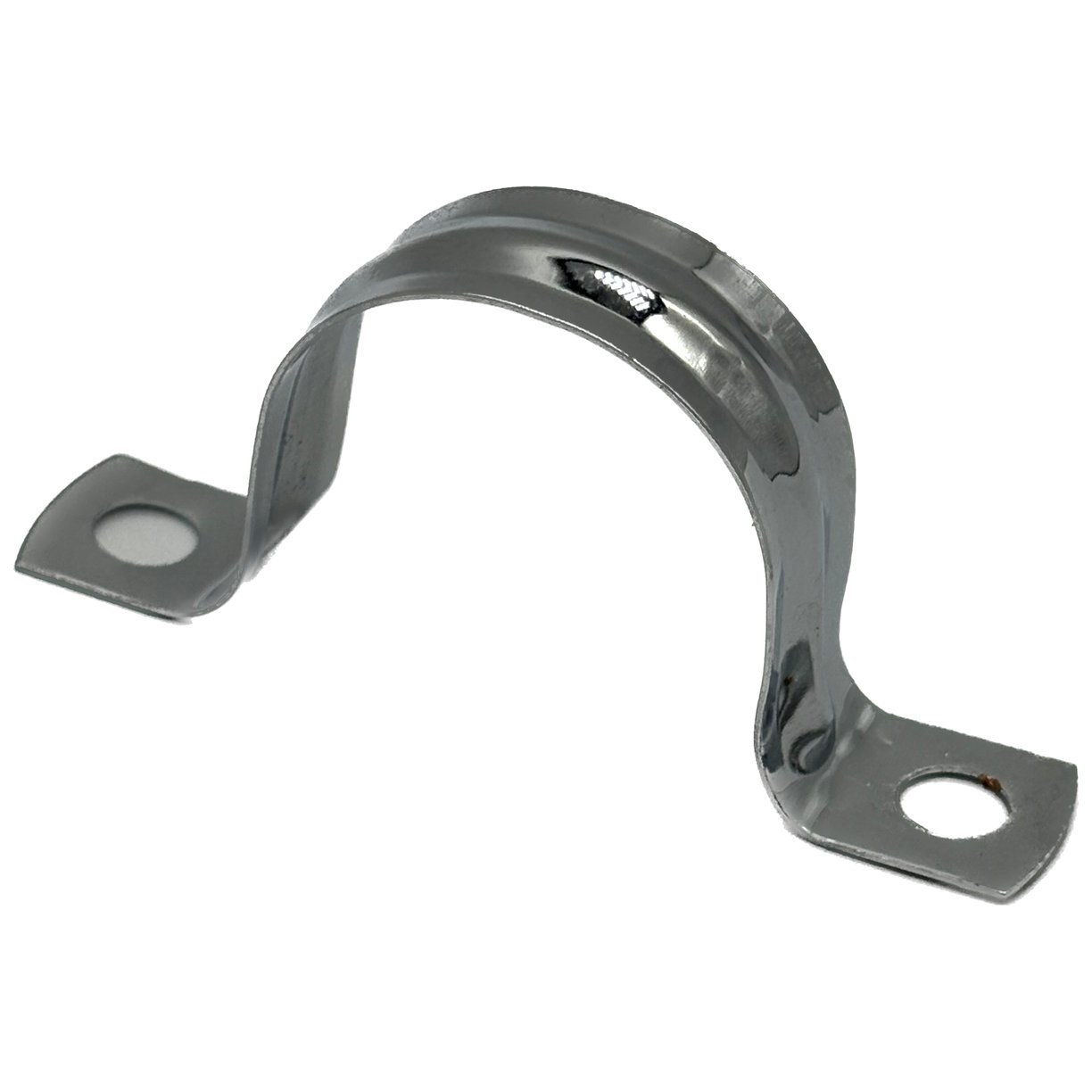 Chrome Copper Saddle Clips 15mm (Pack of 10 - Sold In Singles)