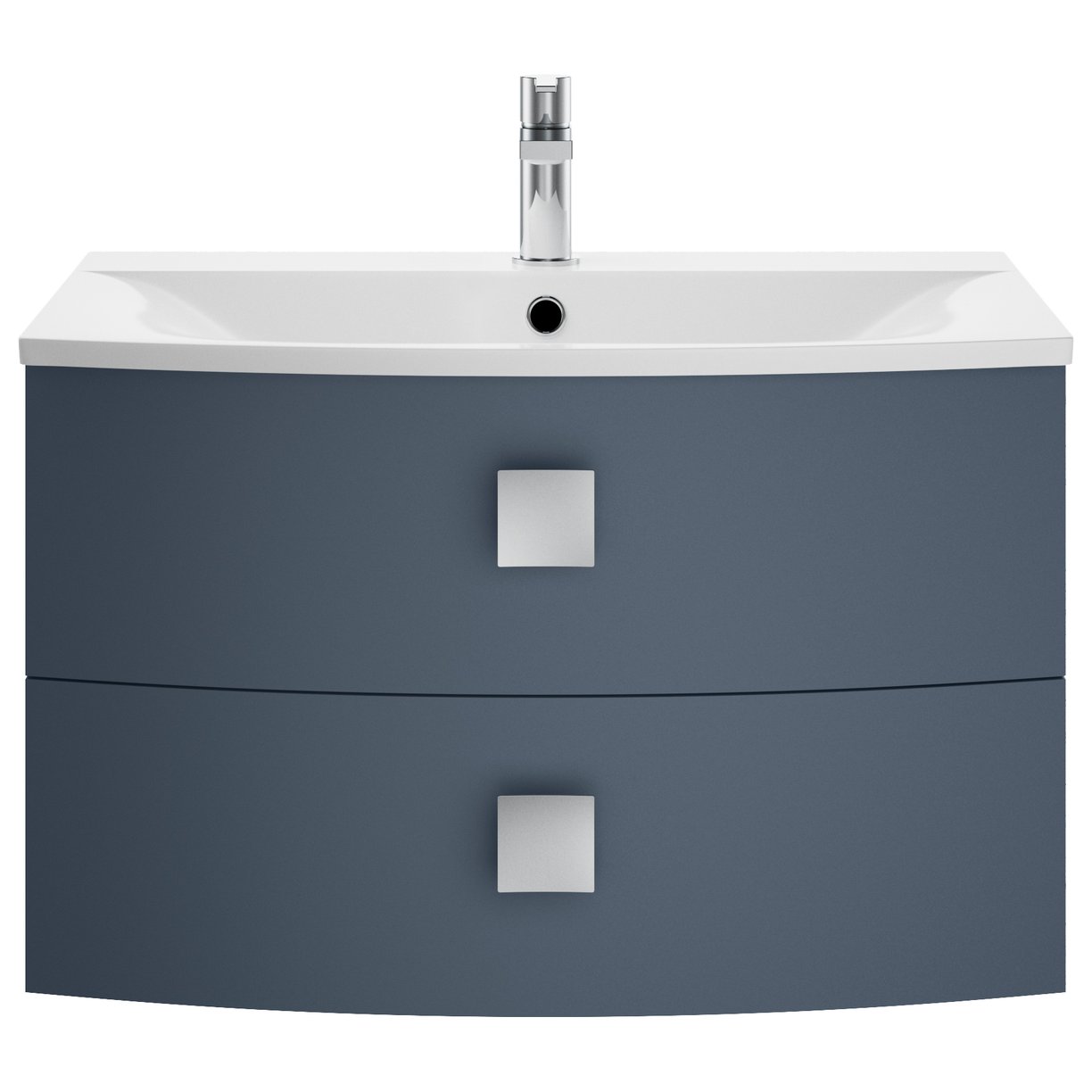 Sarenna Wh 700Mm Basin Unit - Mineral Blue