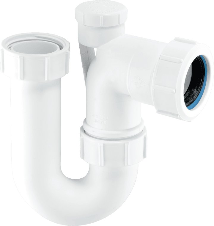 McAlpine a/siphon tubular P trap 1.1/2" SC10V