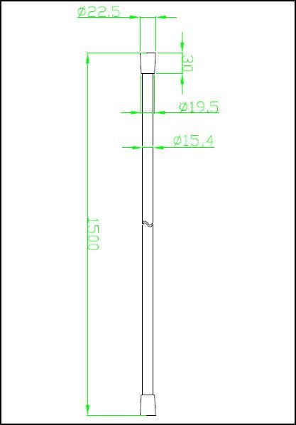 ASP Smooth Shower Hose 1.5m