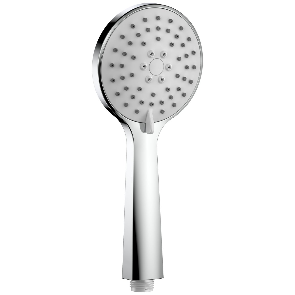 ASP 3 Function Square Handle Handset Grey Face, Chrome Finish