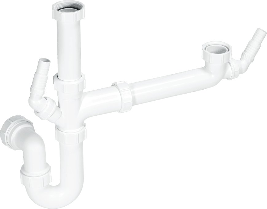 McAlpine bow&half sink kit double SK1A