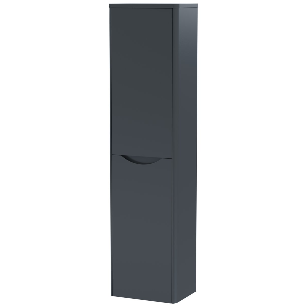 Tall Wall Hung Unit - Satin Soft Black