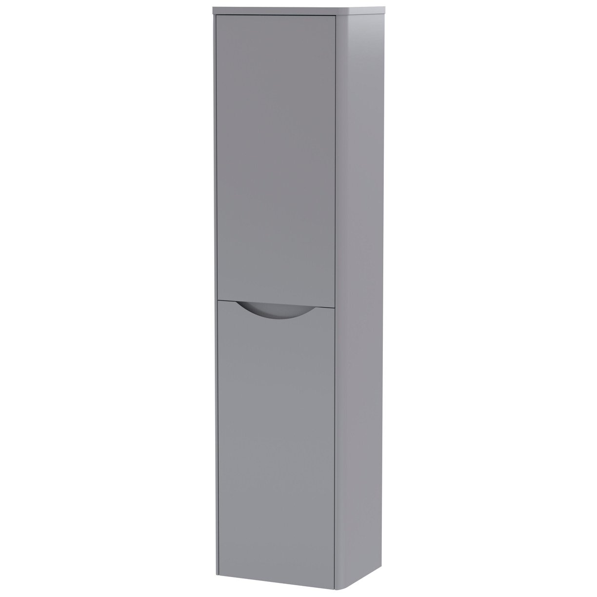 Tall Wall Hung Unit - Satin Grey
