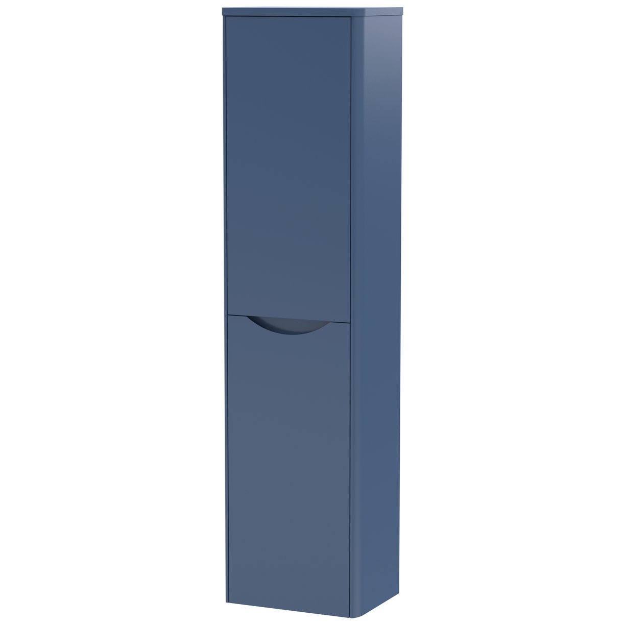 Tall Wall Hung Unit - Satin Blue