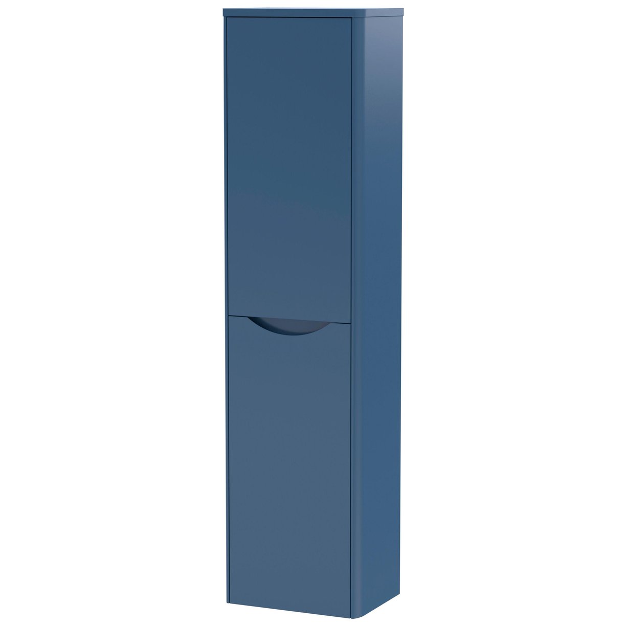 Tall Wall Hung Unit - Satin Blue