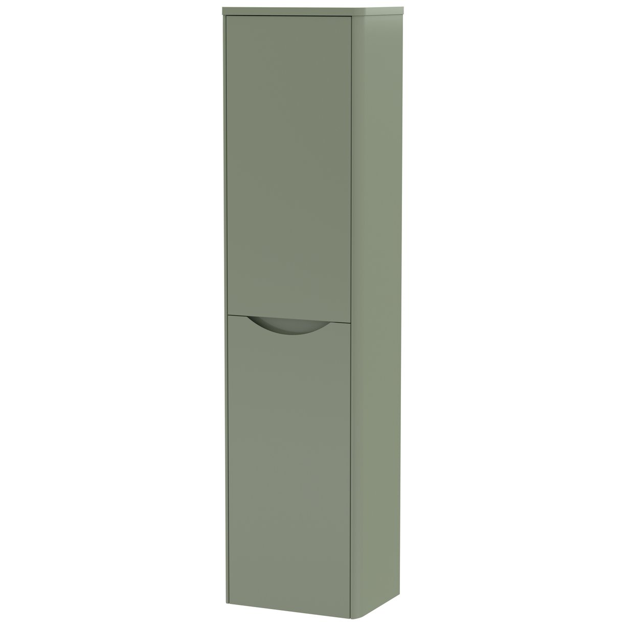 Tall Wall Hung Unit - Satin Green