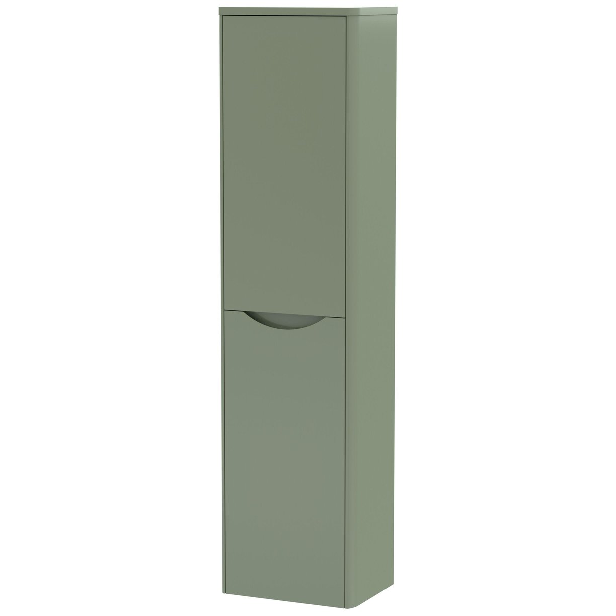 Tall Wall Hung Unit - Satin Green