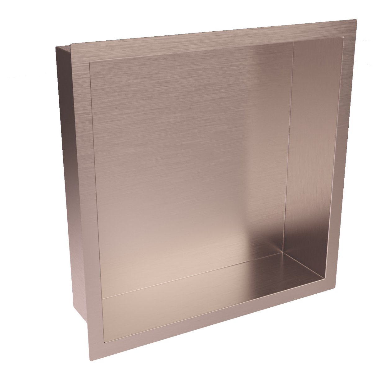 Inset Shower Niche 300 x 300mm Brushed Bronze