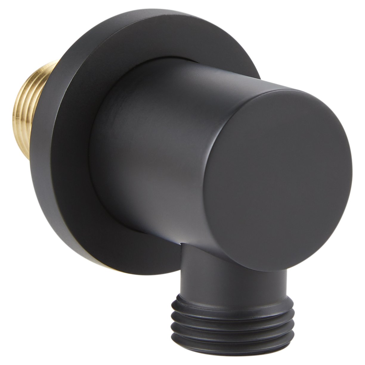 ASP Shower Wall Outlet Round Black
