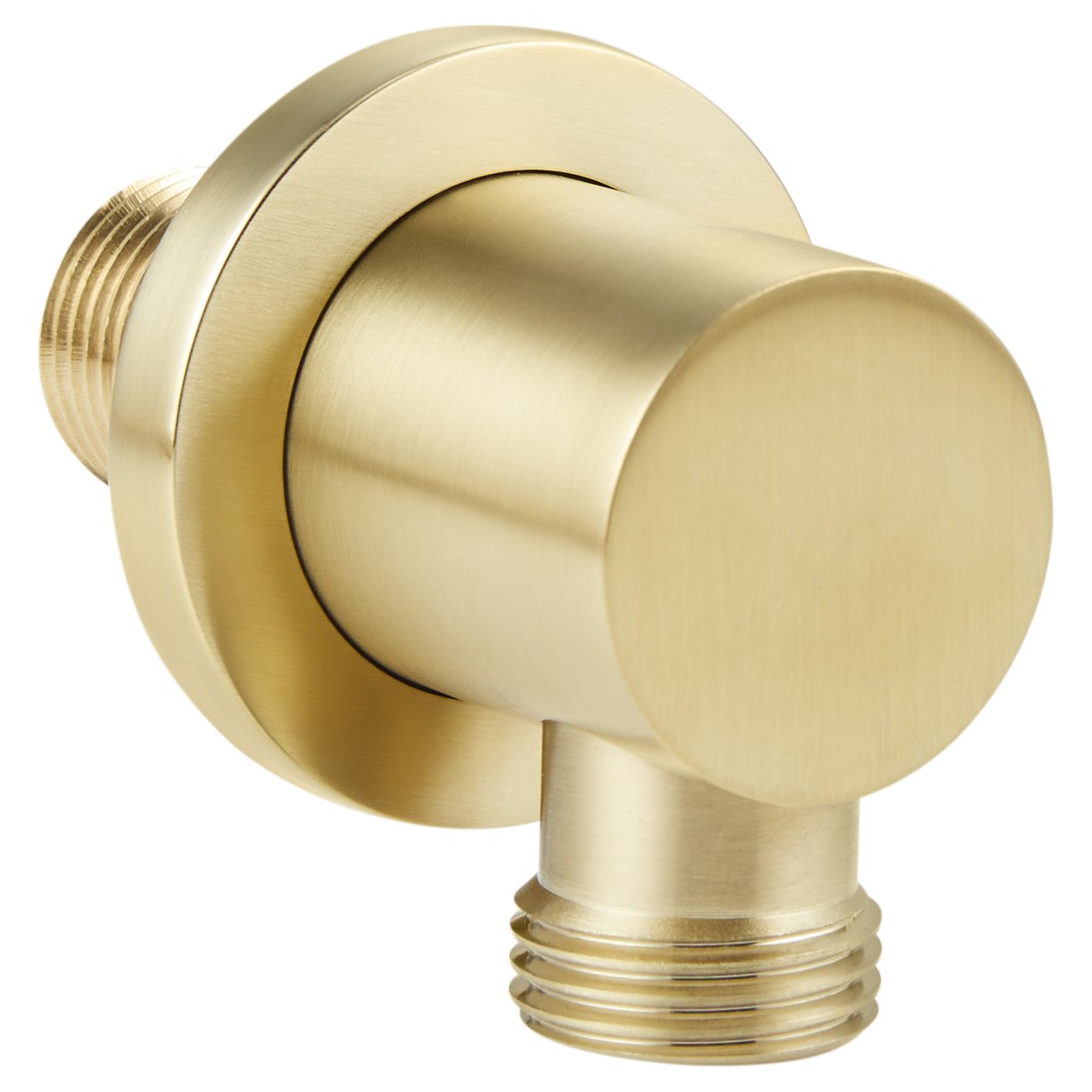 ASP Shower Wall Outlet Round Brushed Brass