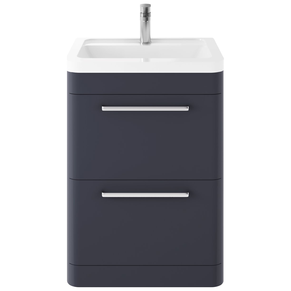 Solar 600 F/S 2-Drawer Unit & Basin - Indigo Blue