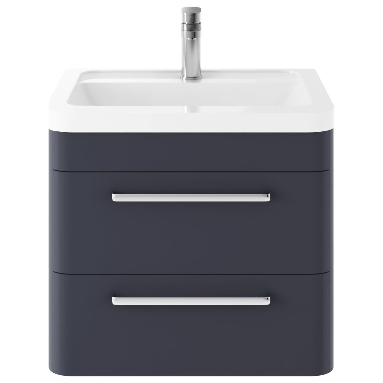 Solar 600 W/H 2-Drawer Unit & Basin - Indigo Blue