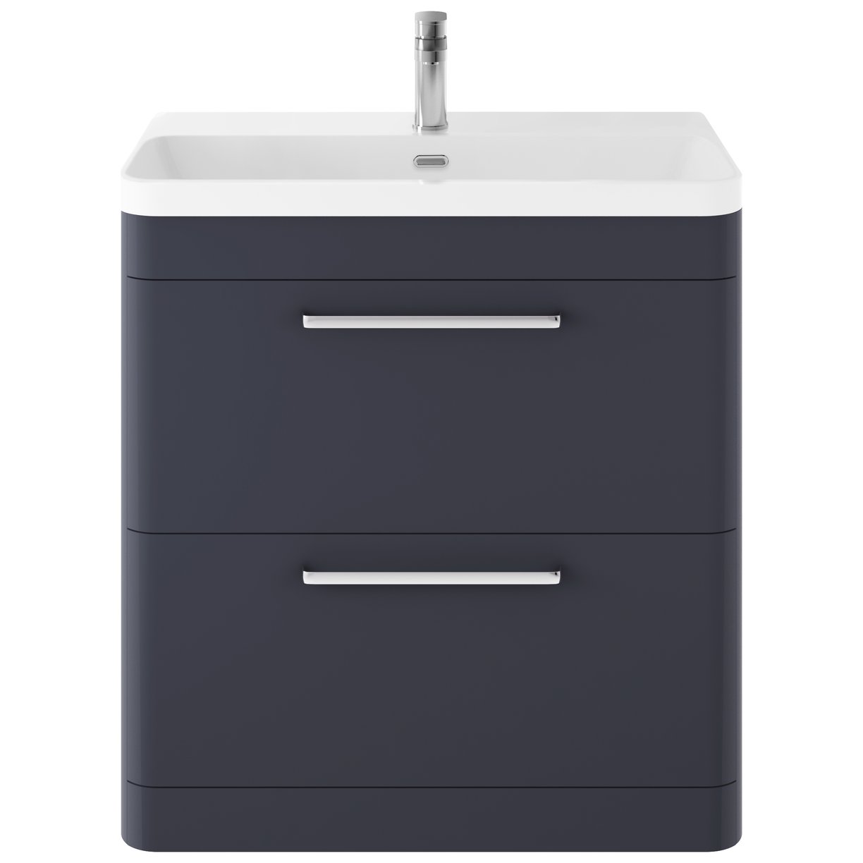 Solar 800 F/S 2-Drawer Unit & Thin Basin - Indigo Blue