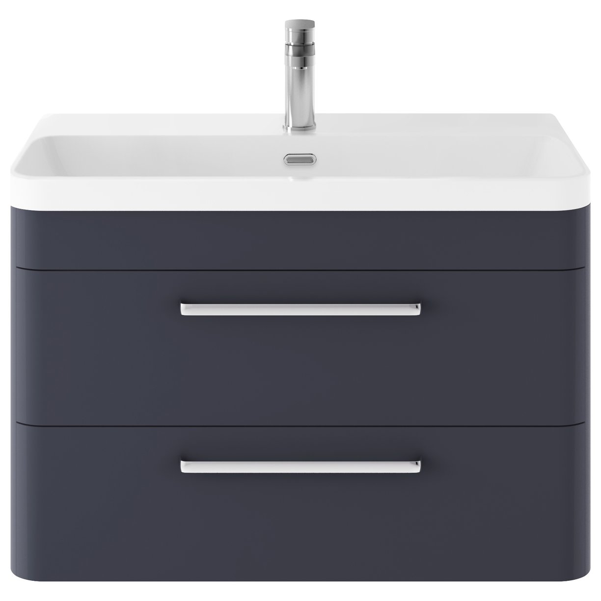 Solar 800 W/H 2-Drawer Unit & Thin Basin - Indigo Blue