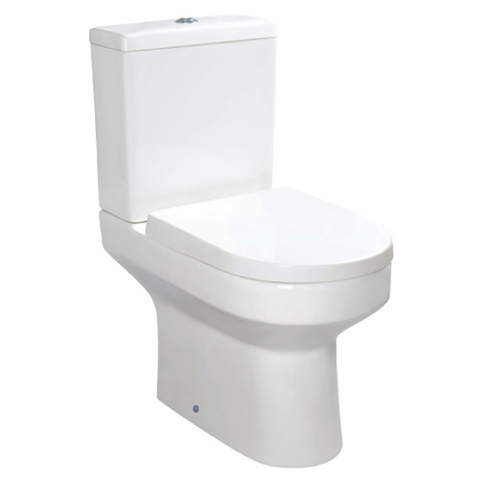 Spa Rimless Comfort Height WC Pan, Cistern & Soft Close Seat