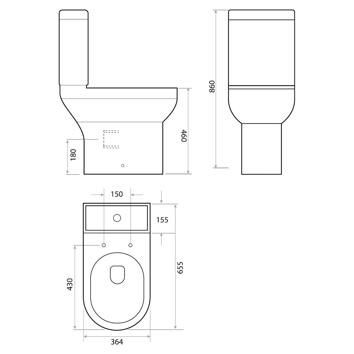Spa Wc Pan Comfort Height