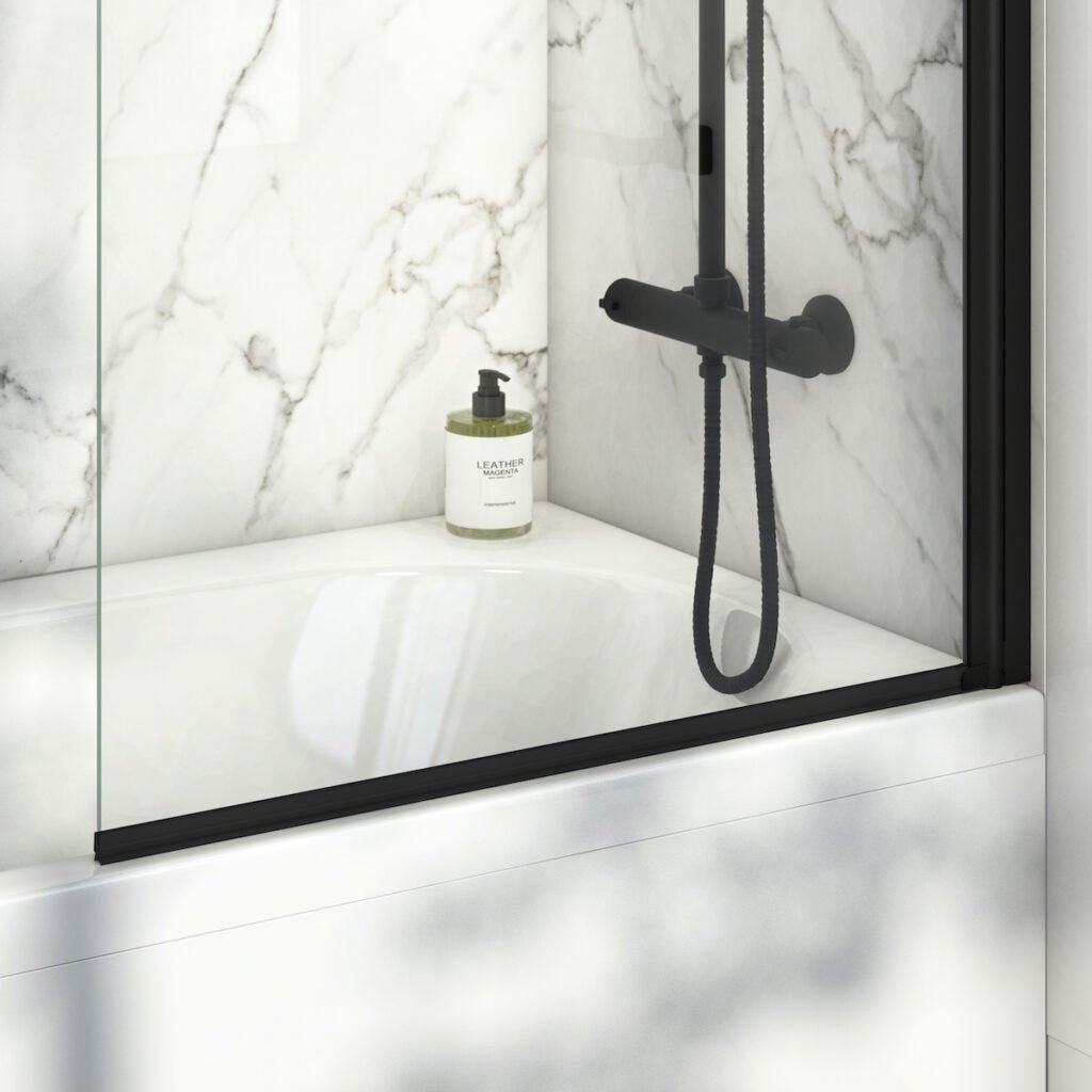 MOQ S6 Black Seal for Square and Curved Bath Screens