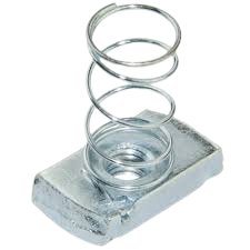 Zinc Plated Long Spring Channel Nut M10 (Pack of 10 - Sold In Singles)