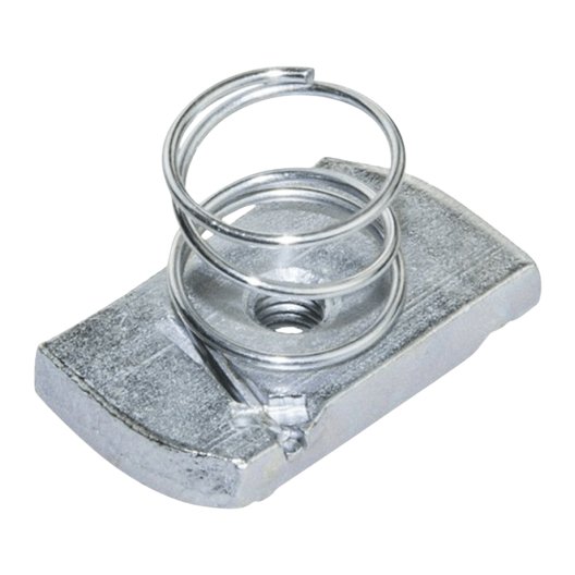 Zinc Plated Short Spring Channel Nut M10 (Pack of 10 - Sold In Singles)