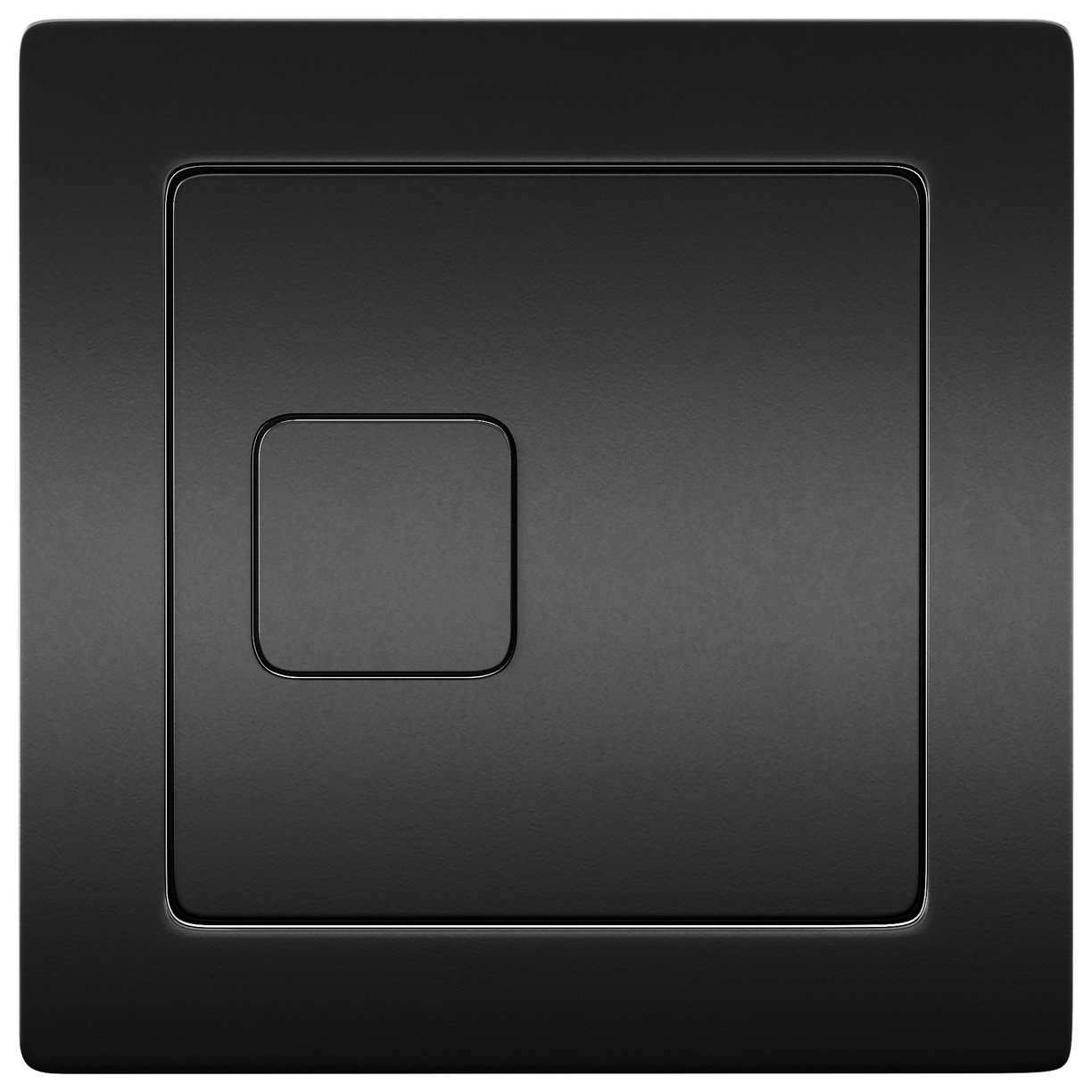 MOQ 10 Black Dual Flush Plate Square
