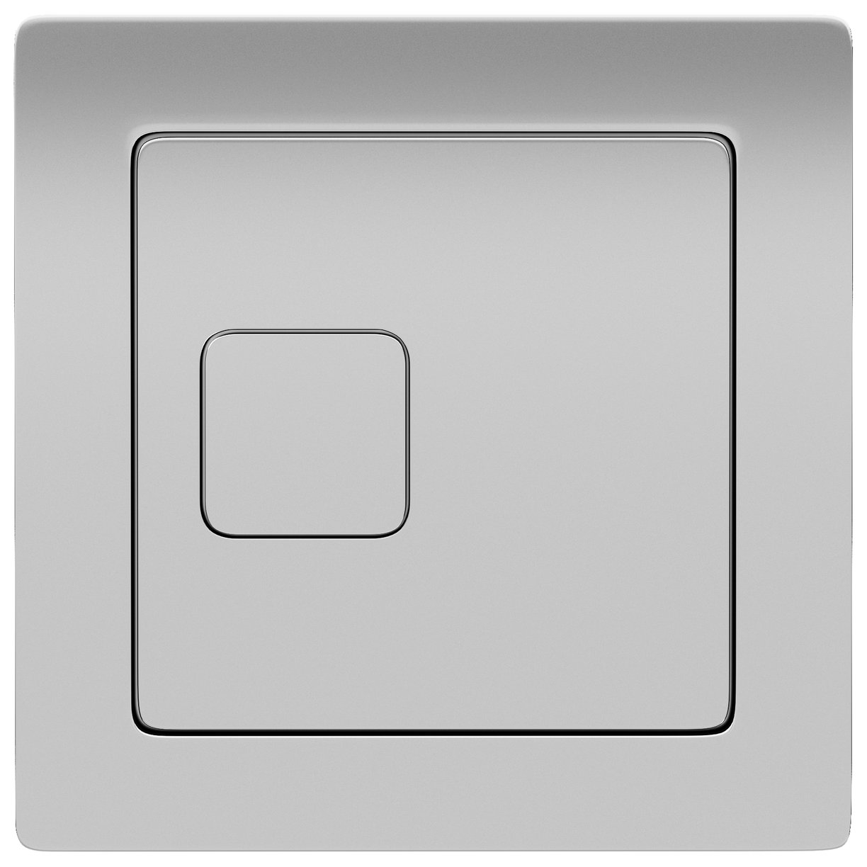 MOQ 10 Chrome Dual Flush Plate Square