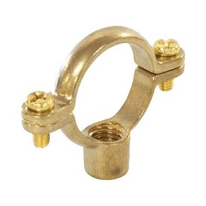 Cast Brass Single Pipe Ring 42mm (Pack of 10 - Sold In Singles)