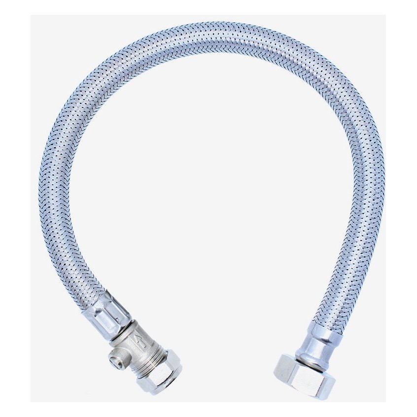 3/4 x 15mm ISO - 500mm Flexible Hose