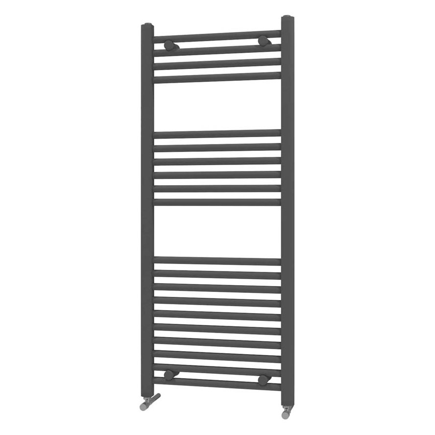 22mm Straight Towel Rail 400mm x 1200mm - Anthracite