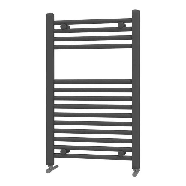 22mm Straight Towel Rail 400mm x 800mm - Anthracite