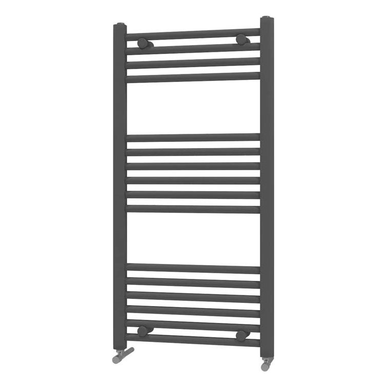 22mm Straight Towel Rail 500mm x 1000mm - Anthracite