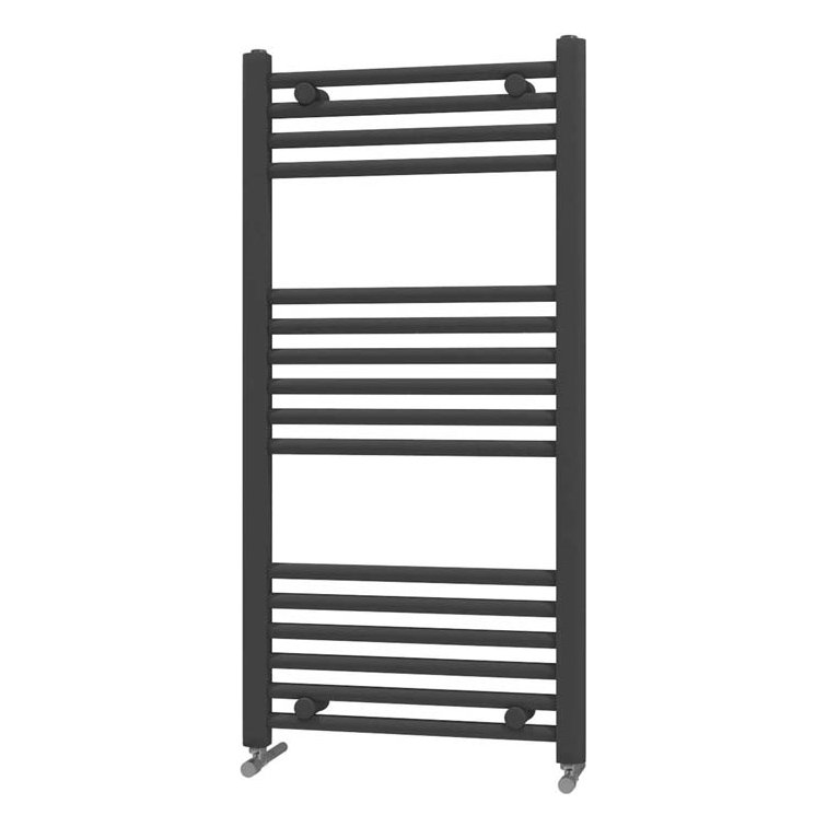 22mm Straight Towel Rail 600mm x 1000mm - Anthracite