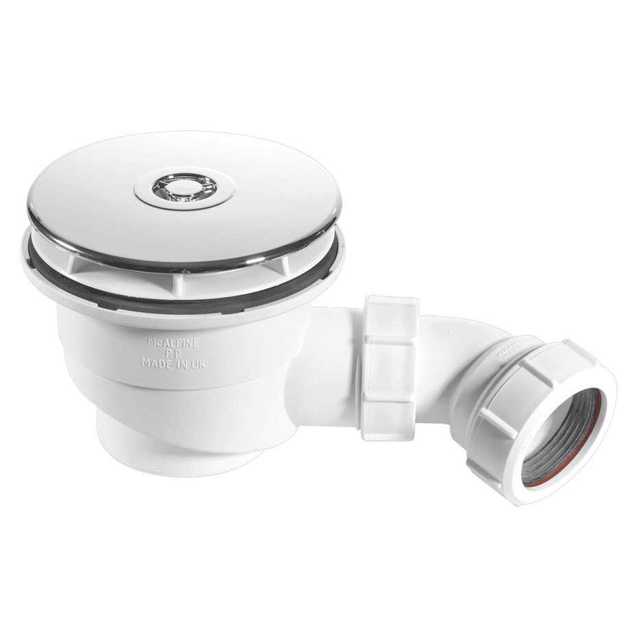 McAlpine shw trap 1.1/2" CP brass ST90CB10