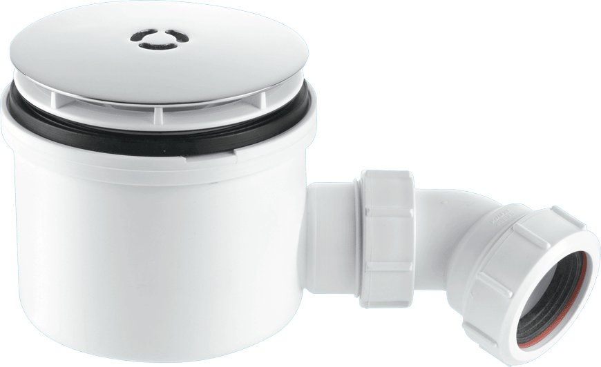 McAlpine shower trap 90mm x 50mm 11/2" Outlet   ST90CP10-HP2
