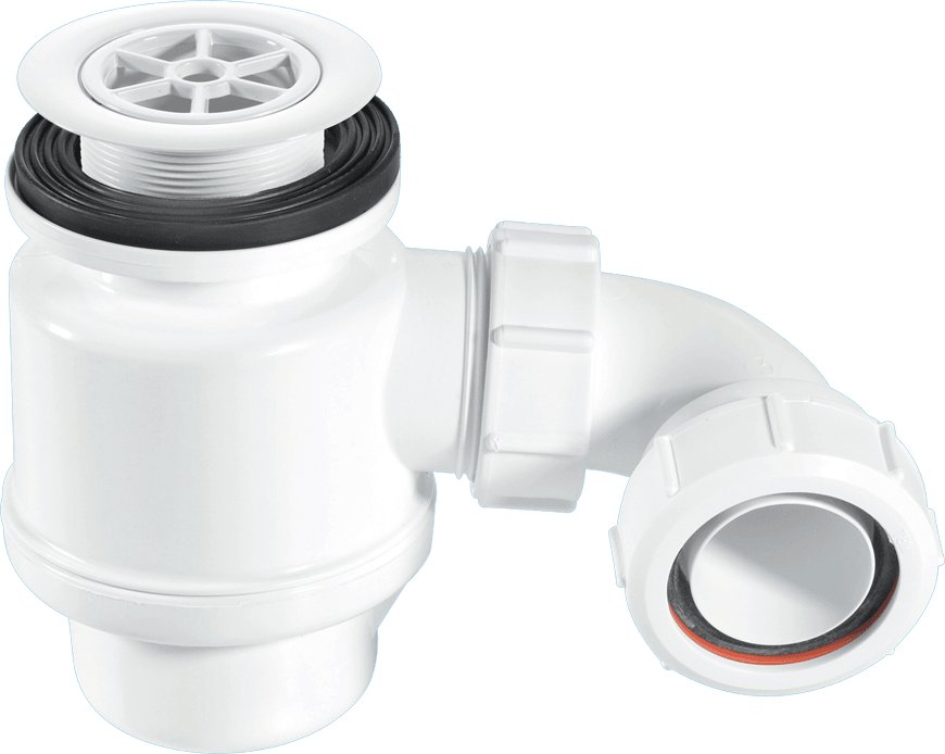McAlpine shower trap 70mm x 50mm white STW2R