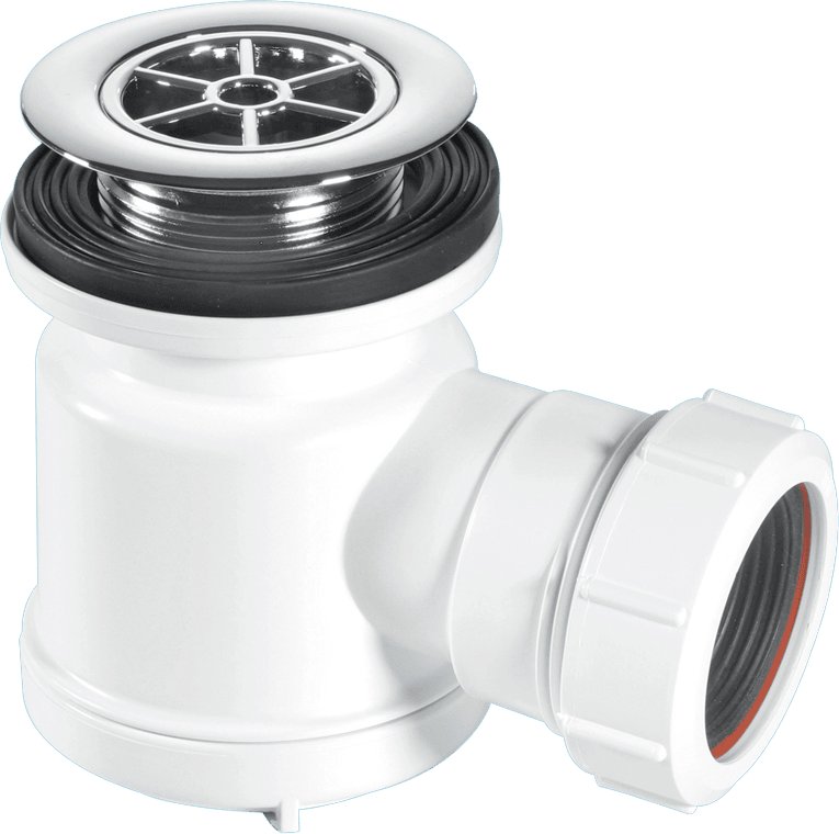 McAlpine shower trap 70mm x 19mm chrome STW3R